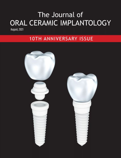 The Journal of Oral Ceramic Implantology - 10th Anniversary Issue